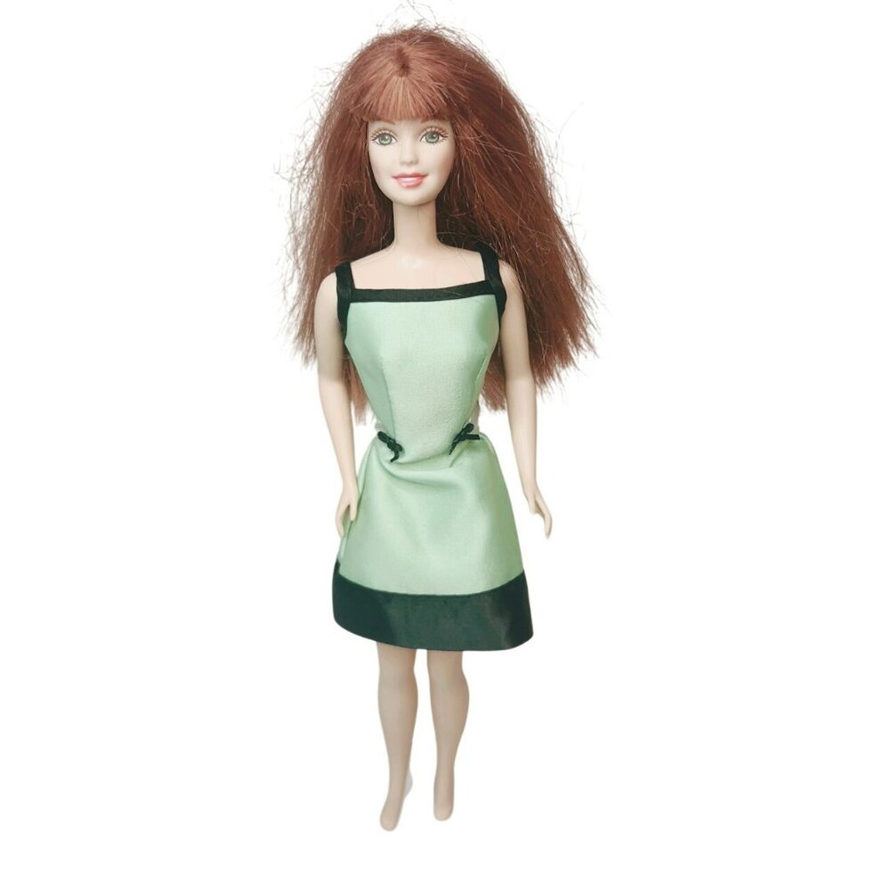 Pretty Flowers Barbie Doll Redhead Redressed Fashion Avenue 1999 Mattel 24655